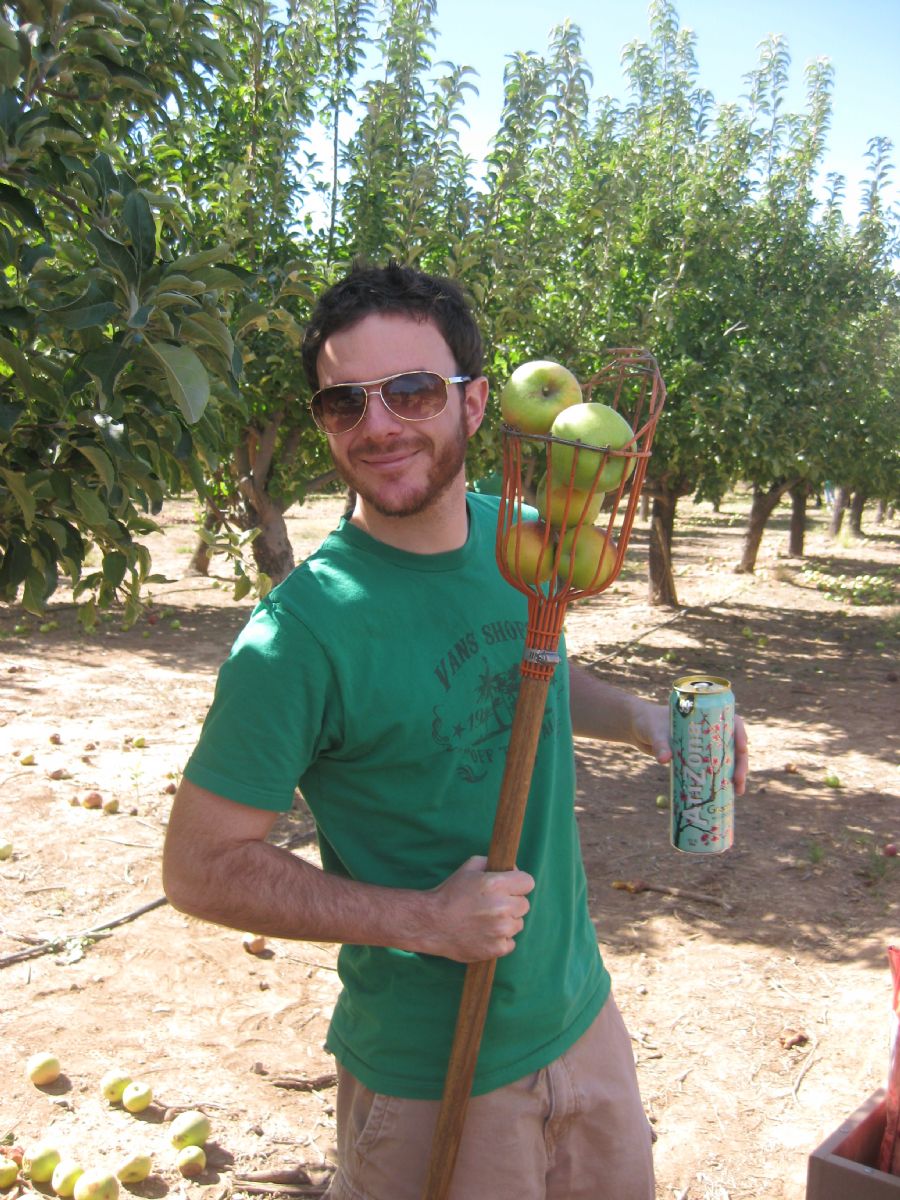 Apple Picking on a Farm